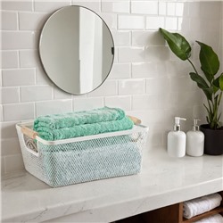 Корзинка универсальная LaDо́m «Миди», прямоугольная, 32×20.5×14 см, бежевая