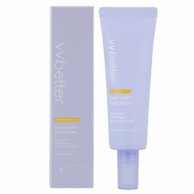 521750 VVbetter Крем солнцезащитный SPF50+ PA++++ / Daily Airfit Sunscreen, 50 мл