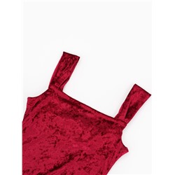 Платье миди женское бархатное MINAKU, размер 44, красное