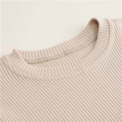 Пижама детская SL HOME, размер 32 (110-116 см), бежевая