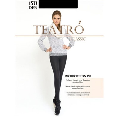Колготки теплые, Teatro, Micro&Cotton150