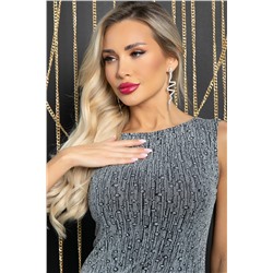 Платье Женева (серебро) П11640