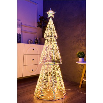 Фигура световая FROSTY «Елка», 150 см, 1440 LED, 220V, свечение тёплое белое