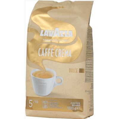 LAVAZZA. Caffe Crema Dolce (зерновой) 1 кг. мягкая упаковка