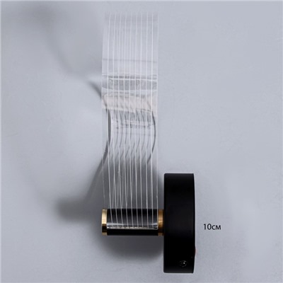 Бра «Сердце» LED 8 Вт 3000-6000К черный 25×20×6 см