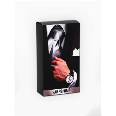 Подарочный набор Only for man: крем-мед с апельсином и хлопком, орехи в шоколадной глазури 70 г, чай чёрный, ложка