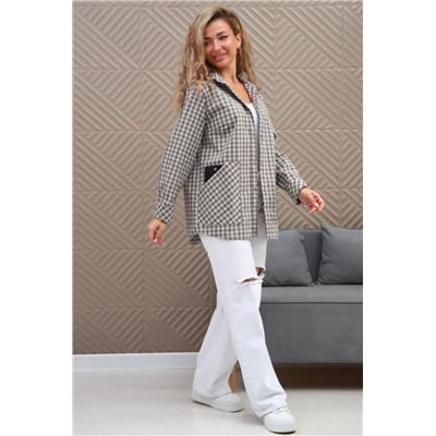 1072 Рубашка женская (Бежевый)