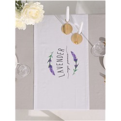 Дорожка на стол «Этель» Lavender 40×146 см, 100% хлопок, саржа 190 г/м²