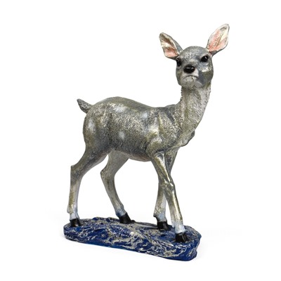 Фигура полистоун «Олененок зимний», 52×40 см