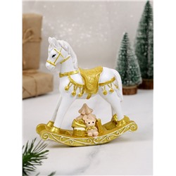 Фигурка Лошадь качалка ретро 12х12 см / 8104 /уп 144/ Символ года 2026 (B)