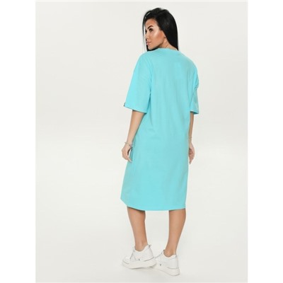 Платье-футболка Салли (Бирюза)