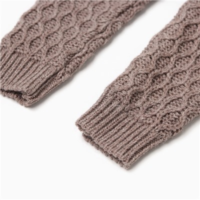 Брюки детские вязаные MINAKU: Knitwear collection, рост 74-80 см, кофейные