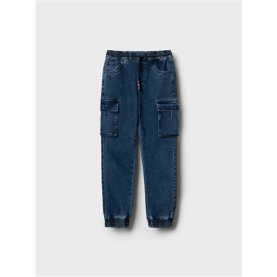 Брюки текстильные джинсовые для мальчиков