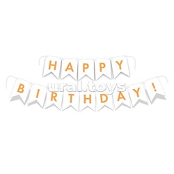 Флажки Happy birthday