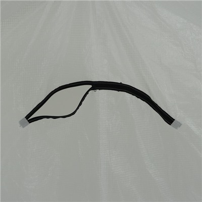 Теплица, 4.9×2.45×2.1 м, оцинкованный металл, профиль d=25 мм, чехол из армированной плёнки 120 мкм