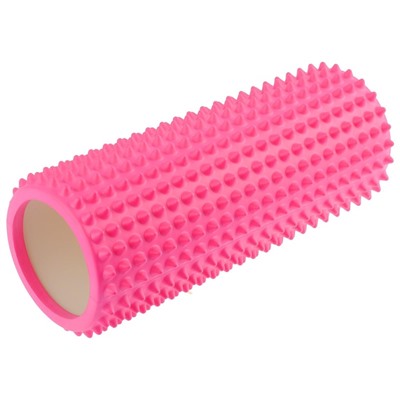 Ролик массажный Sangh, 33×12 см, цвет светло-розовый
