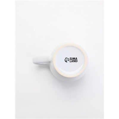 Кружка керамическая «С тобой балдЁж», белая внутри, 690 мл