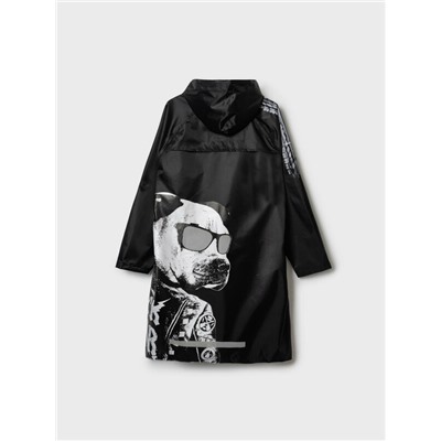 Плащ текстильный с полиуретановым покрытием для мальчиков (дождевик)