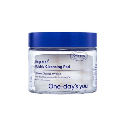One-day's you Очищающие пузырьковые пэды для лица / Help Me Bubble Cleansing Pad, 60 шт. KRISTALLER, 1111307