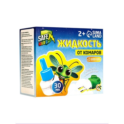 Комплект от комаров SAFEX KIDS (фумигатор+жидкость), 1 шт.