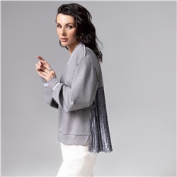 Свитшот со швами наружу, Успех в руках (серый)