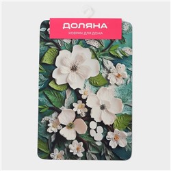 Коврик для дома «Доляна» Wild Flora, влаговпитывающий, 40×60 см