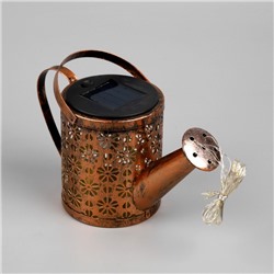 Садовый светильник «Лейка», уличный, на солнечной батарее, 21×15×9.5 см, 37 LED, свечение тёплое белое