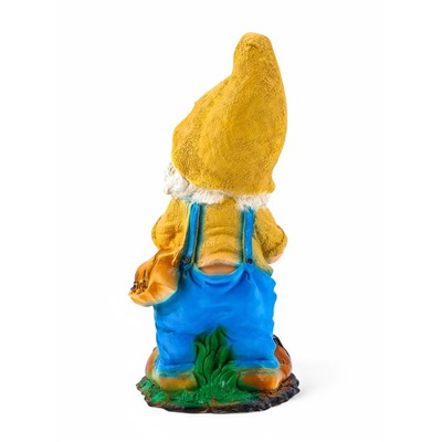 Садовая фигура из гипса «Гном с книгой», 30×28×70 см