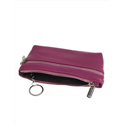 Женский кошелёк  из натуральной кожи, цвет малиновый