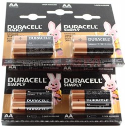 Элемент питания LR06 DURACELL (2x10) BL MN1500 отрывные