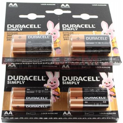 Элемент питания LR06 DURACELL (2x10) BL MN1500 отрывные