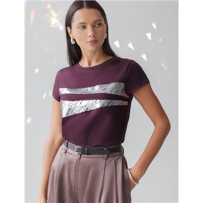 VILATTE Футболка D49.135