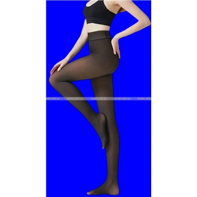 Женские колготки "Вторая кожа" имитация капрона с начесом 380 den арт. 9656