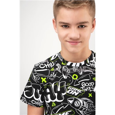 Хлопковый костюм для мальчика Happyfox