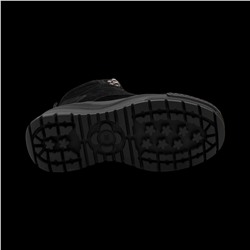 Ботинки из натуральной кожи на меху 88301-1 черные