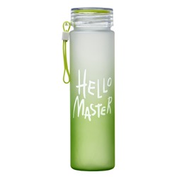 Бутылка для воды Hello Master, 500 мл, 22×6 см, зеленая