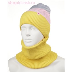 17-36-L Комплект флис (колпак+снуд) (50-54)