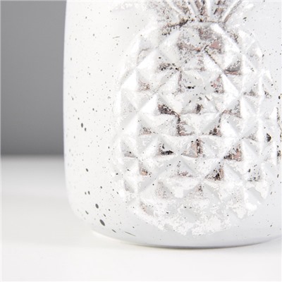 Настольная лампа RISALUX «Ананас», Е14, 40 Вт, серый/серебро, 20×20×32 см