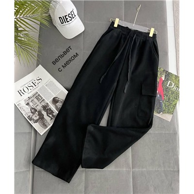 Брюки карго утепленные