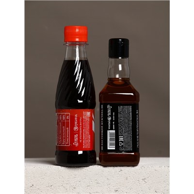 Подарочный набор «Мужской подарок», гель для душа виски, гель для душа кола, стакан для виски, Чистое счастье