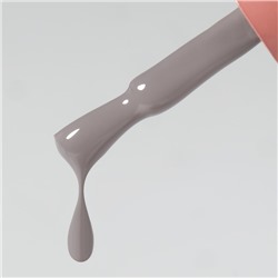 Гель лак для ногтей, однотонный, трехфазный, 10 мл, LED/UV, серый (110)