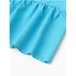 Блузка для девочки, MINAKU, голубая, рост 110 см