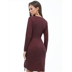 Платье трикотажное с кулиской на юбке