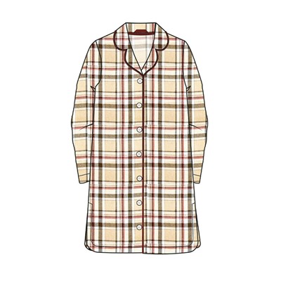 Сорочка ночная текстильная для девочек