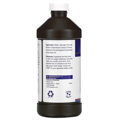 Heritage Store, HPM, Hydrogen Peroxide Mouthwash, Cinnamon Stick, 16 fl oz (480 ml)
