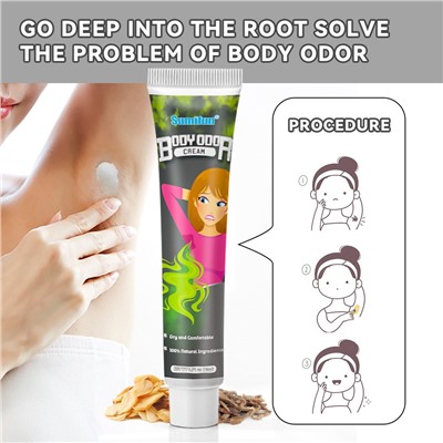 Крем-дезодорант от запаха пота охлаждающий Sumifun Body Odor Cream, 20 гр.