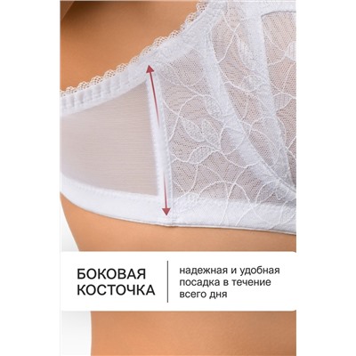 Бюстгальтер OIRO кружевной с мягкой чашей Oleandr 1415013 НАТАЛИ, 1225382