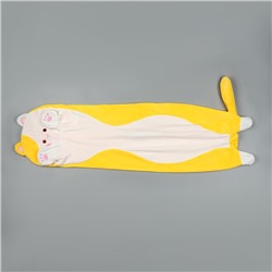 Мягкая игрушка без наполнителя «Кот», 110 см, цвет желтый