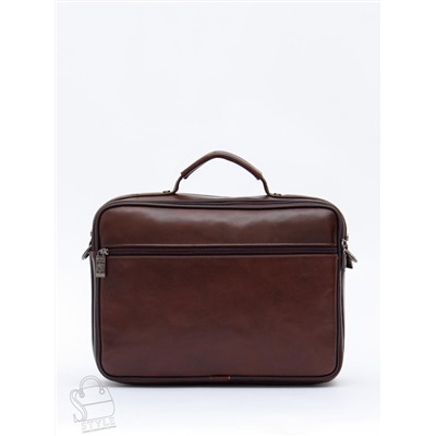 Портфель мужской кожаный 7807-4 brown Fuzhinino  в Новосибирске