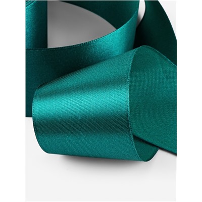 Лента атласная, 50 мм, 23±1 м, изумрудная №126